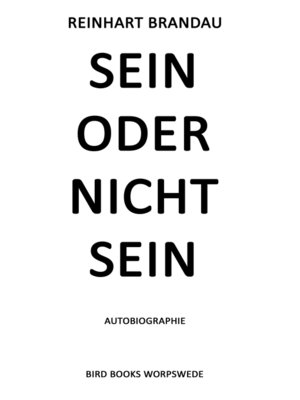 cover image of Sein oder nicht sein